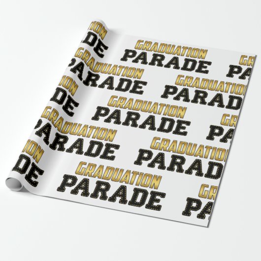 Abschluss-Parade Geschenkpapier (Ungerollt)