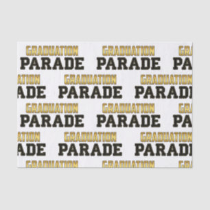 Abschluss-Parade Seidenpapier