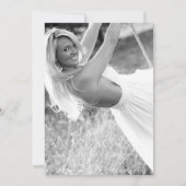 Abschluss Paris Eiffelturm Vintage Blume Rosa Einladung (Rückseite)