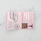 Abschluss Paris Passport 5. Klasse Einladung (Innenseite)