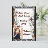 Abschluss-Party Einladung (Stehend Vorderseite)