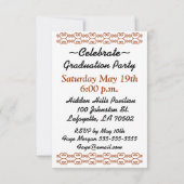 Abschluss-Party Einladung (Rückseite)