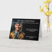 Abschluss Party für Foto-Farbgrad Karte (Gelbe Blume)