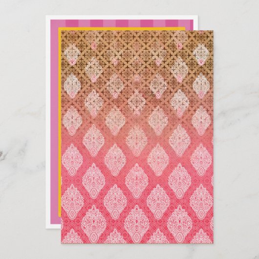 Abschluss, Party und Ankündigung Einladungskarten (Vorne/Hinten)