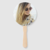 Abschluss Pastel Rainbow Butterfly Foto Fächer (Rückseite)