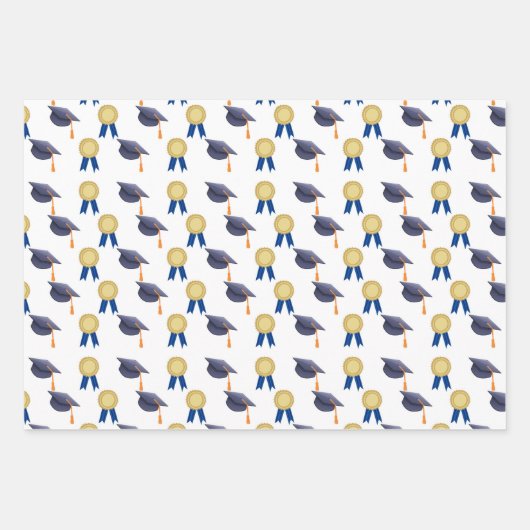 Abschluss Pattern Geschenkpapier Set (Vorderseite 3)