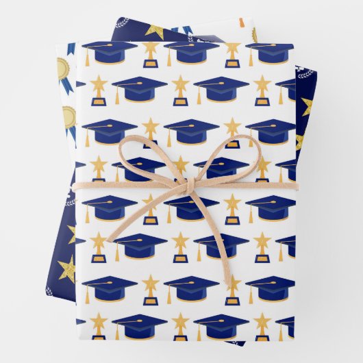 Abschluss Pattern Geschenkpapier Set (Beispiel)