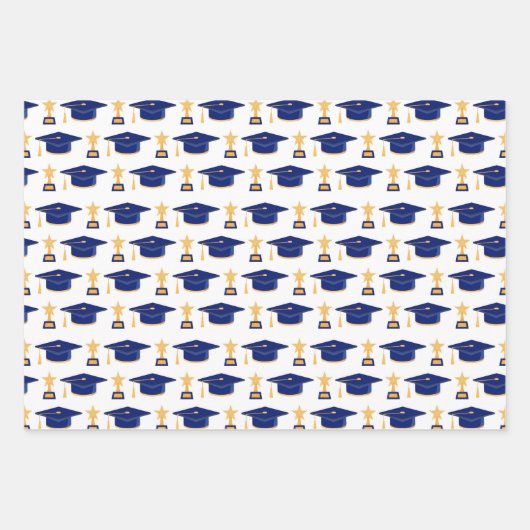 Abschluss Pattern Geschenkpapier Set (Vorderseite)