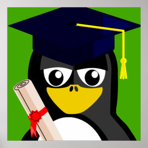 ABSCHLUSS PENGUIN POSTER