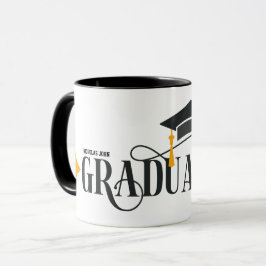 Abschluss personalisieren Name Tasse