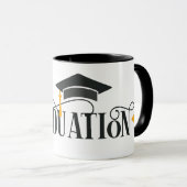 Abschluss personalisieren Name Tasse (VorderseiteRechts)