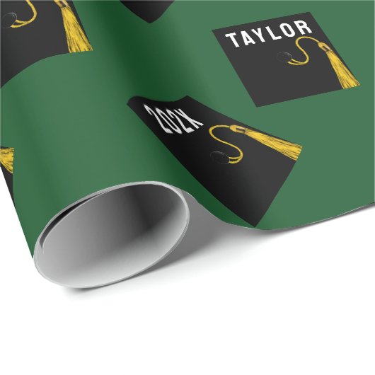 Abschluss personalisiert 2023 geschenkpapier (Rolleneckpunkt)