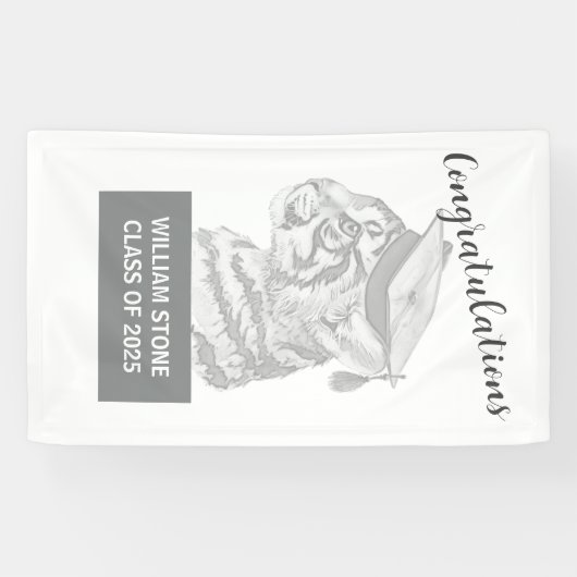 Abschluss Personalisiert Banner (Horizontal)