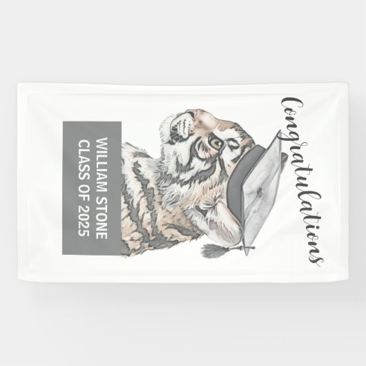 Abschluss Personalisiert Banner (Horizontal)