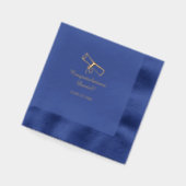 Abschluss Personalisiert Servietten Mit Folie (Links)