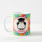 Abschluss personalisierte Penguin-Geschenkidee Kaffeetasse (Links)
