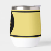 Abschluss Personalisierte Schwarz- und Goldkappe (Links)