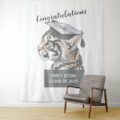 Abschluss - Personalisierter Hintergrund Wandteppich (Beispiel)