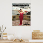 ABSCHLUSS PERSONILIZIERTES Plakat (Küche)