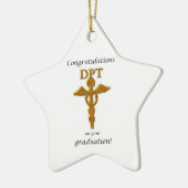 Abschluss Physikalische Therapie Gratulation Keramik Ornament (Links)