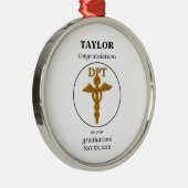 Abschluss Physikalische Therapie Gratulation Ornament Aus Metall (Rechts)