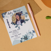 Abschluss Picture Floral 2024 Card Einladung