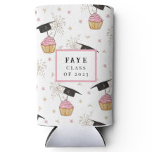 Abschluss Pink Cupcake Personalisiert