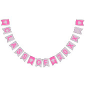 Abschluss Pink Opal Party Signiert Klasse des Jahr Wimpelkette (Alle)