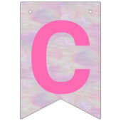 Abschluss Pink Opal Party Signiert Klasse des Jahr Wimpelkette (Zweite Fahne)