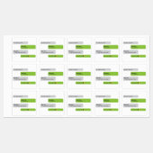 Abschluss Plan Chat T - Shirt Etiketten (Blatt)