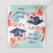 Abschluss Platzkarte (Außenseite Aufgefaltet)