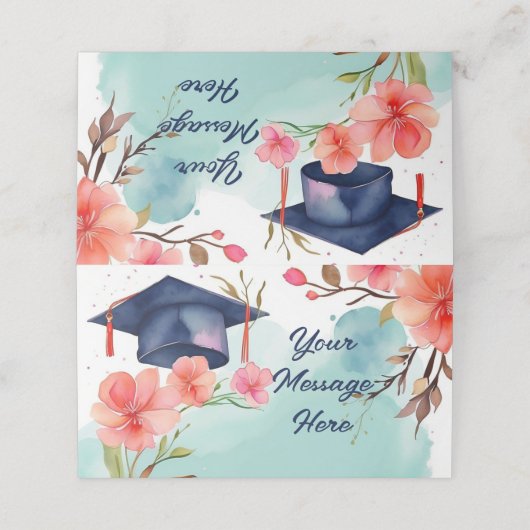 Abschluss Platzkarte (Außenseite Aufgefaltet)