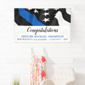 Abschluss-PolizeiParty für die Flagge der dünnen b Banner (Insitu)