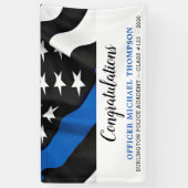 Abschluss-PolizeiParty für die Flagge der dünnen b Banner (Vertikal)