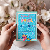 Abschluss Pool Party Einladung