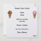 Abschluss Pool Party - SRF Einladung (Rückseite)