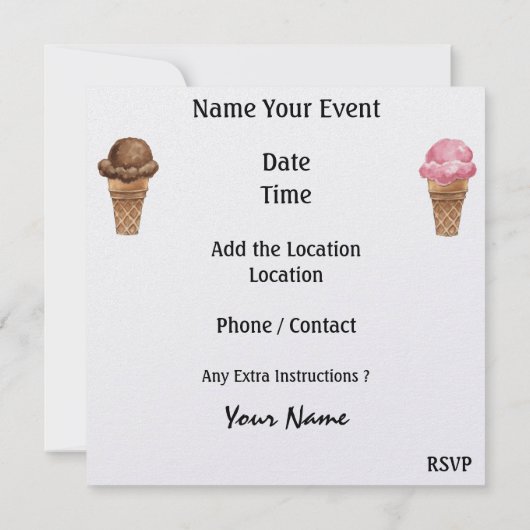 Abschluss Pool Party - SRF Einladung (Rückseite)