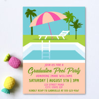 Abschluss Pool Party Tropisches Schwimmbad