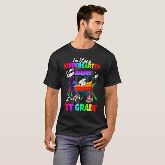 Abschluss Pop Es so Long Kindergarten 1. Klasse H T-Shirt (Vorne ganz)