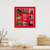 Abschluss Poster 8 Fotocollage Class (Küche)