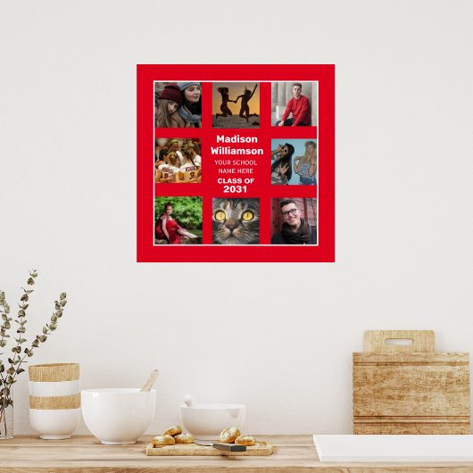 Abschluss Poster 8 Fotocollage Class (Küche)