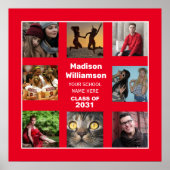 Abschluss Poster 8 Fotocollage Class (Vorne)