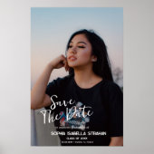 Abschluss Poster Individuelle Name Datum Save the (Vorne)