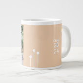 Abschluss Poster Styling Foto Beige Jumbo-Tasse (Vorderseite Rechts)