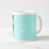 Abschluss Poster Styling Foto Blue Jumbo-Tasse (Vorderseite Rechts)