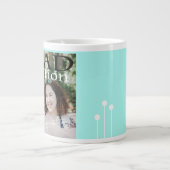 Abschluss Poster Styling Foto Blue Jumbo-Tasse (Vorderseite)