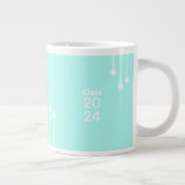 Abschluss Poster Styling Foto Blue Jumbo-Tasse (Rechts)
