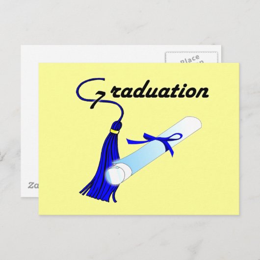 Abschluss Postkarte (Vorne/Hinten)