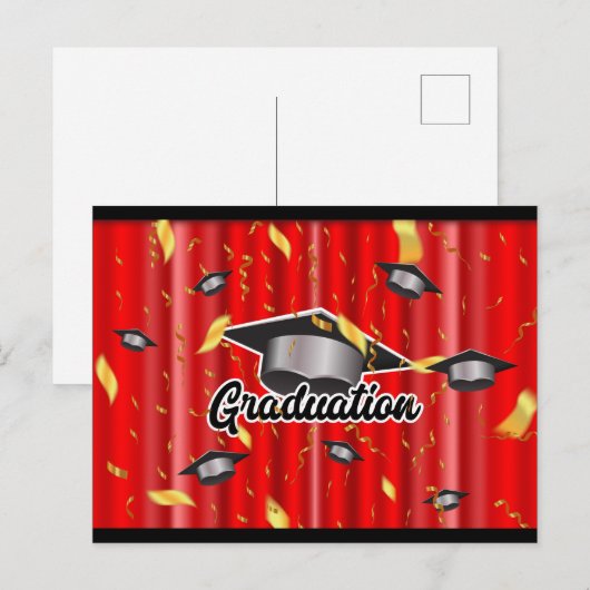 Abschluss Postkarte (Vorne/Hinten)