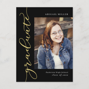 Abschluss-Postkarte für die Bearbeitung von Seiten Postkarte